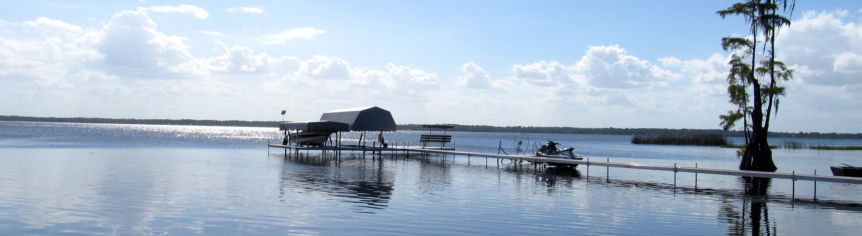 Dock and Lift Installation at Transition Watersports, Ocklawaha, Florida